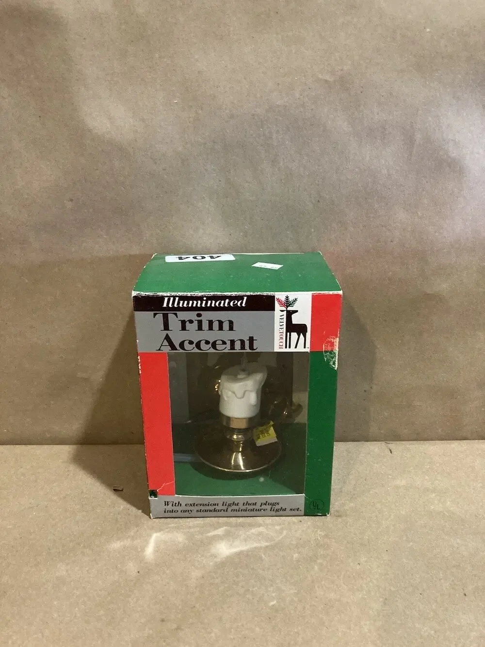 Christmas Trim Accent Light Ornament Vintage Illuminated TESTED FAST SHIPPING